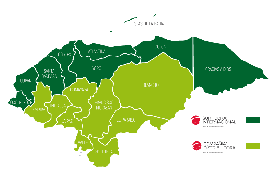 Compañía Distribuidora cobertura a nivel nacional
